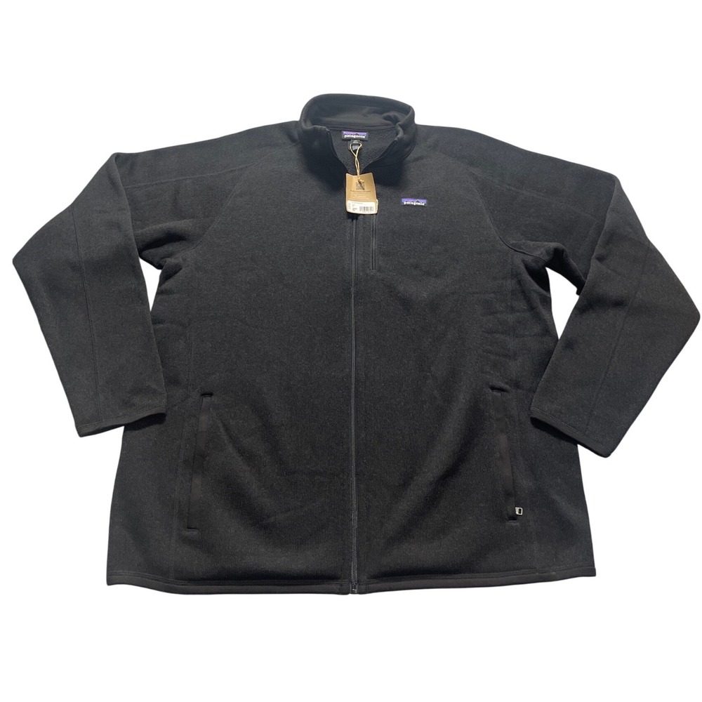 Patagonia Better Sweater Jacket Mens XXL Black NWT Full Zip Fleece 25528 FA26